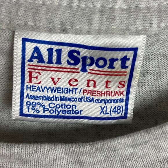 Vintage Single Stitch Tee Size XL Renaissance Cruise Short Sleeve Crew T-Shirt - Picture 3 of 11